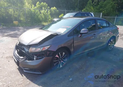 2013 Honda Civic Ex from USA, damaged, VIN 19XFB2F8XDE037115